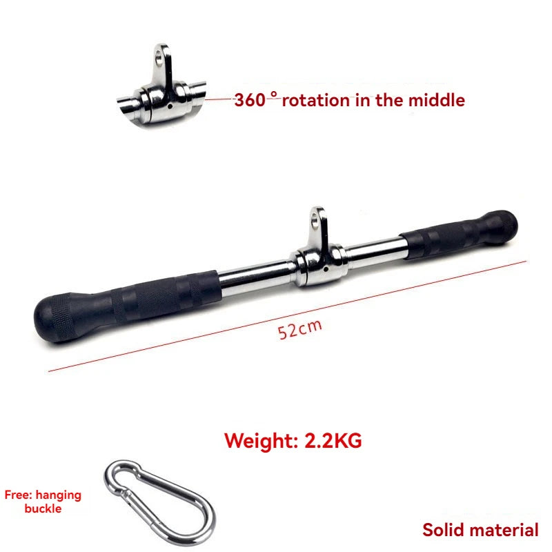 High-position pull-down handle Big flying bird fitness equipment training seating position rowing tension rod