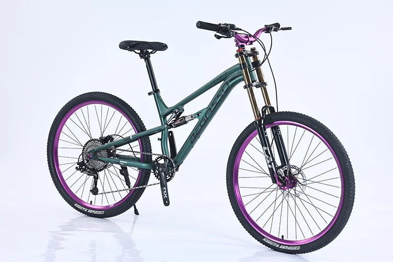 Aluminum Alloy 27.5/26-inch Soft-tail Mountain Bike for Adults, Men's Mountain Bike with Shock Absorption Function