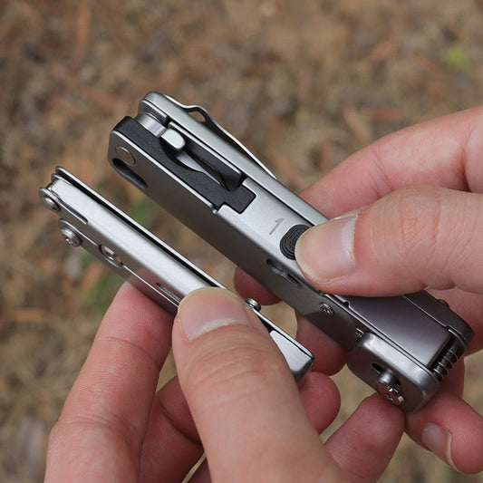 Multitool Hand Tool Screwdriver Mini Plier Portable Stainless Pocket Folding Pliers