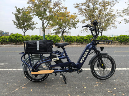 STLF 2025 High Quality Cheap Cargo Electric Bicycle Wholesale Alloy Electric Cargo Bike 2 Wheels Family Cargo Ebike
