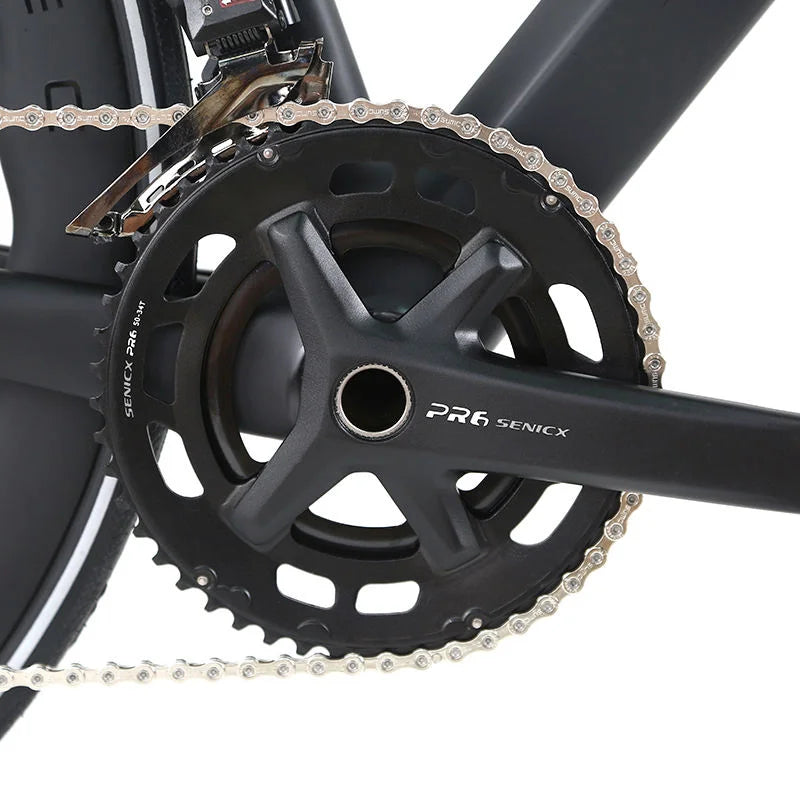 YTYIN Full Carbon Fiber 700C TW CYCLONE-3rd Wireless EDS 24S Electric Superlight Color Racing Road Bike Bicycle for Adult