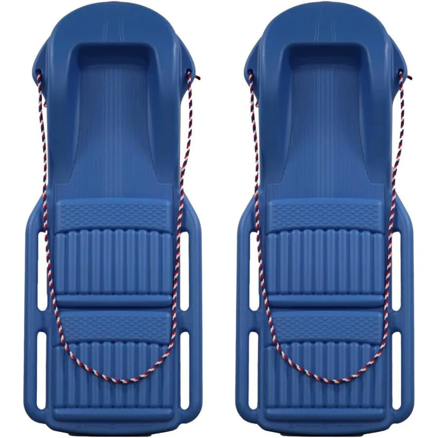 The Original Retro Racer Snow Sled by Confer Plastics Durable Design for All Ages Made in USA. Available in Single or 2 Pack
