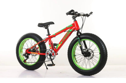 Full Suspension Boys  26  Inch Fat Tire Snow Road Downhill Mountainbike Bicycle Mtb Mountain Bike