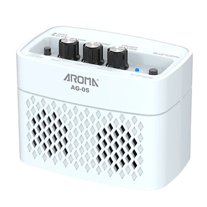 AROMA AG-05 5W Guitar Amplifier Electric Guitar Amp Speaker with Bluetooth Clean & Overdrive Channels Guitar Parts & Accessories