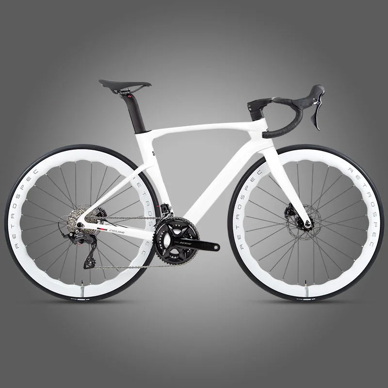 YTYIN Full Carbon Fiber 700C TW CYCLONE-3rd Wireless EDS 24S Electric Superlight Color Racing Road Bike Bicycle for Adult