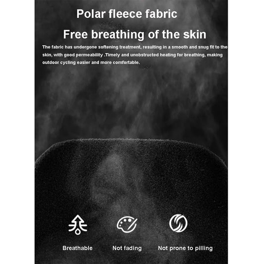 Mask Winter Warm Balaclava Motorcycle Half Face Mask Windproof Fleece Cycling Cap Sport Scarf Ski Bicycle Running