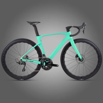 YTYIN Full Carbon Fiber 700C TW CYCLONE-3rd Wireless EDS 24S Electric Superlight Color Racing Road Bike Bicycle for Adult