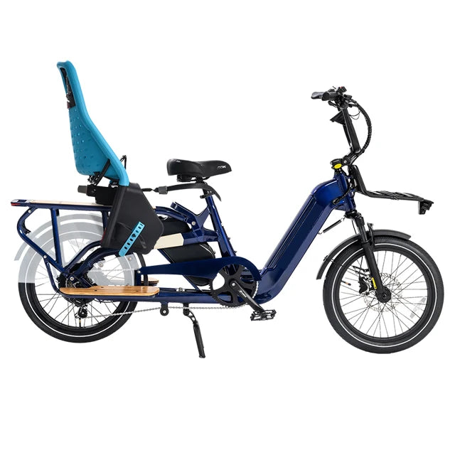 STLF 2025 High Quality Cheap Cargo Electric Bicycle Wholesale Alloy Electric Cargo Bike 2 Wheels Family Cargo Ebike