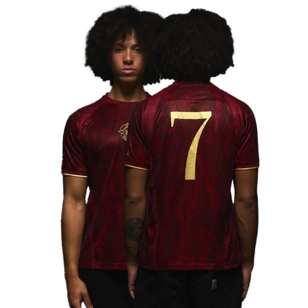 2026 COMMA  New  Retro Fashion Casual Sports Top Men And Women Running Training Jersey No.7 Oversized breathable The Siu Tee