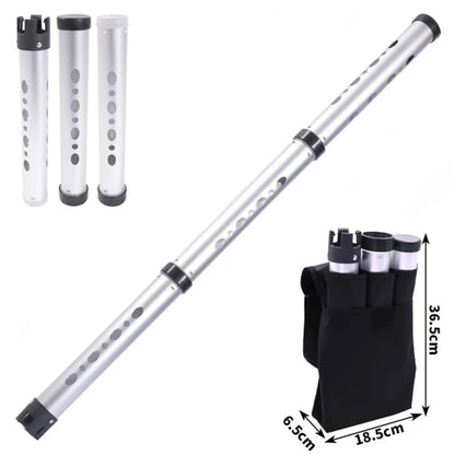 Detachable Golf Pickup Barrel Aluminum Alloy Golf Ball Picker Large Capacity Ball Retrievers Professional Balls Collector Tool