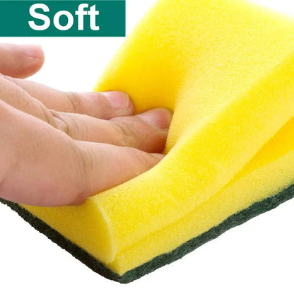 50/100pcs Magic Cleaning Sponge Double-sided Reusable Car Sponge Rag Motorcycle Cleaning Tools