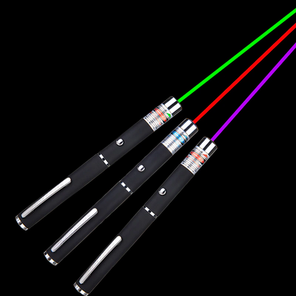 3 Packs 900Mile Laser Pointer Pen Green Blue Red Light Visible Beam