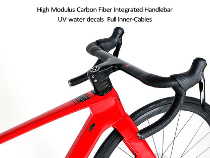 YTYIN Super Light Cycle Cycling Bike  700c Full Carbon Frame Cycle Bicycle Road Gravel Bike Bicycle Road with Carbon Frame for M