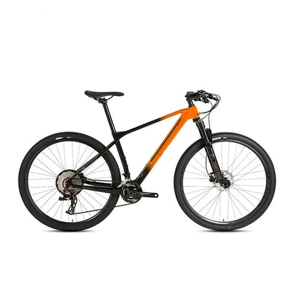 Advanced Ultra-Lightweight 29-Inch Mountain Bike With Carbon Fiber Body 21-Speed Gears Double V Brake System for Adults