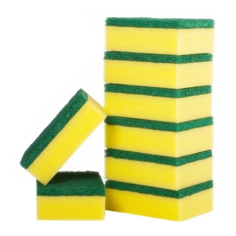 50/100pcs Magic Cleaning Sponge Double-sided Reusable Car Sponge Rag Motorcycle Cleaning Tools