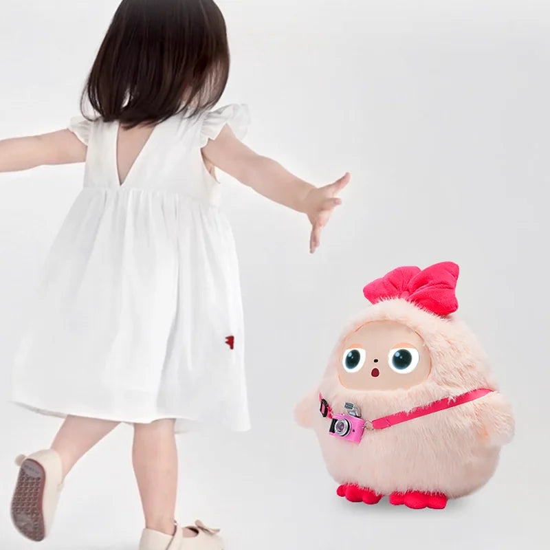 Ai Chat Intelligent Toy Interactive Early Education Companion Robot Voice Music Playing Eye Doll Children'S Gift Electronic Desk