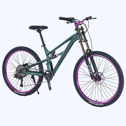 Aluminum Alloy 27.5/26-inch Soft-tail Mountain Bike for Adults, Men's Mountain Bike with Shock Absorption Function