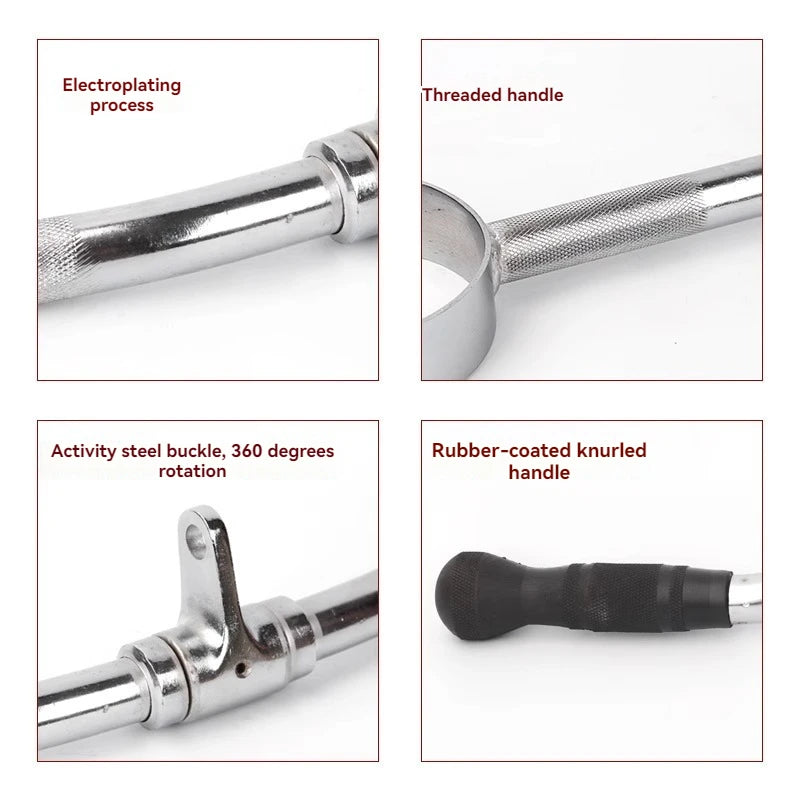 High-position pull-down handle Big flying bird fitness equipment training seating position rowing tension rod