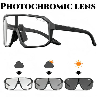 Photochromic Cycling Glasses Sports Bike Sunglasses Men Women Mtb Bicycle Eyewear Baseball Softball Sun Glasses