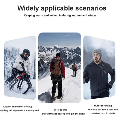 Mask Winter Warm Balaclava Motorcycle Half Face Mask Windproof Fleece Cycling Cap Sport Scarf Ski Bicycle Running
