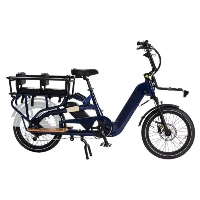 STLF 2025 High Quality Cheap Cargo Electric Bicycle Wholesale Alloy Electric Cargo Bike 2 Wheels Family Cargo Ebike