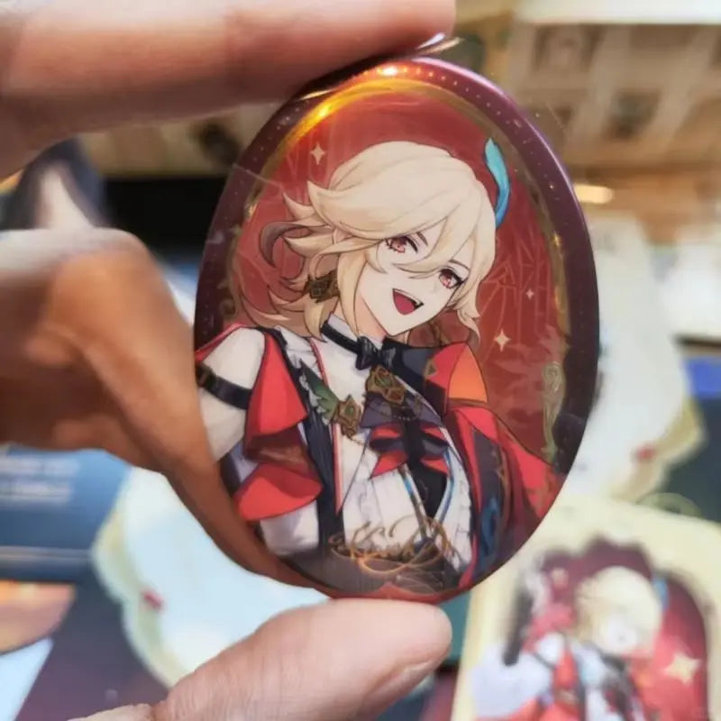 Anime Genshin Impact X Kfc Cosplay Alhaitham Kaveh Acrylic Standing Plates Badges Sent On June 30th Birthday Graduation Gift Toy