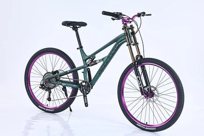 Aluminum Alloy 27.5/26-inch Soft-tail Mountain Bike for Adults, Men's Mountain Bike with Shock Absorption Function