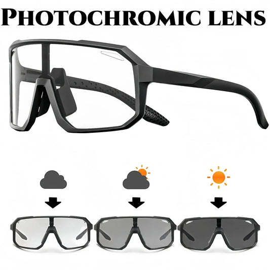 Photochromic Cycling Glasses Sports Bike Sunglasses Men Women Mtb Bicycle Eyewear Baseball Softball Sun Glasses