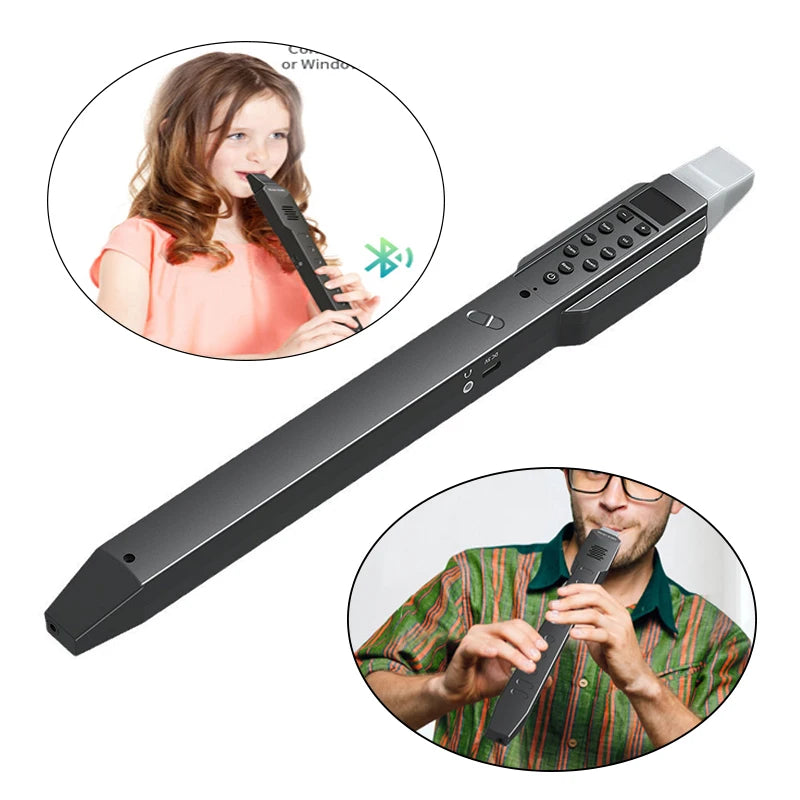 Mini Electronic Saxophone Midi Bluetooth Electric Blow Pipe Elderly People Beginner Electronic Wind Instrument Digital Saxophone