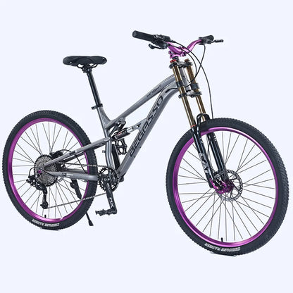 Aluminum Alloy 27.5/26-inch Soft-tail Mountain Bike for Adults, Men's Mountain Bike with Shock Absorption Function