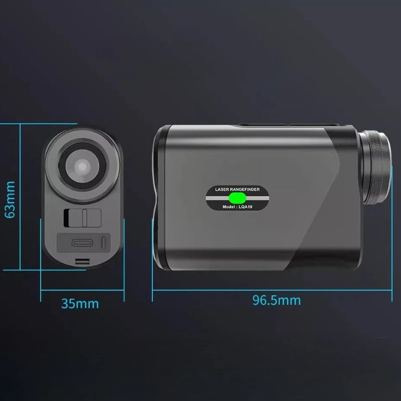 Mini Golf Laser Rangefinder Outdoor Portable Golf Rangefinders Long Distance Rangefinders Handheld Metal Sports Equipments