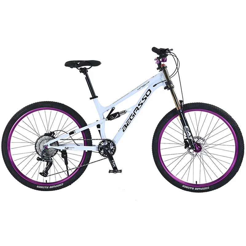 Aluminum Alloy 27.5/26-inch Soft-tail Mountain Bike for Adults, Men's Mountain Bike with Shock Absorption Function