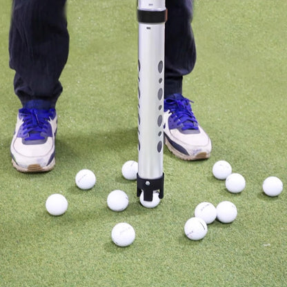 Detachable Golf Pickup Barrel Aluminum Alloy Golf Ball Picker Large Capacity Ball Retrievers Professional Balls Collector Tool