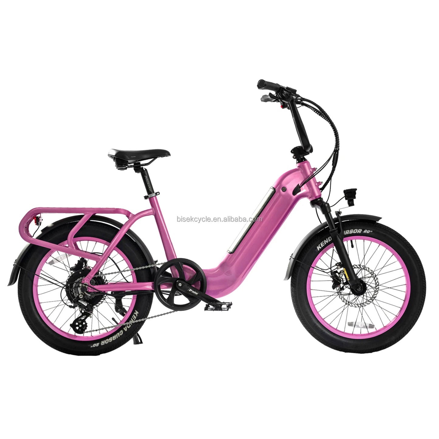 STLF Wholesale Price 7 Speed 350W 500W 52V  20-Inch Long Range  Aluminum Alloy Frame E Bike OFF-Road  Electric Bike