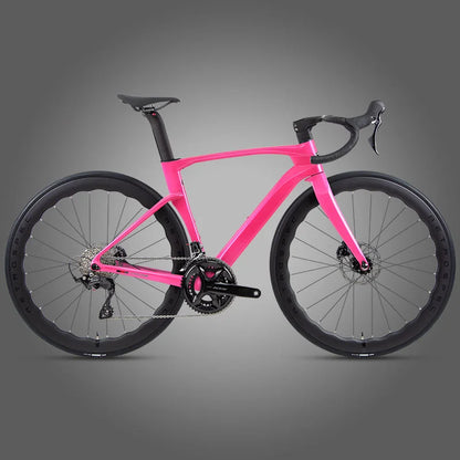 YTYIN Full Carbon Fiber 700C TW CYCLONE-3rd Wireless EDS 24S Electric Superlight Color Racing Road Bike Bicycle for Adult