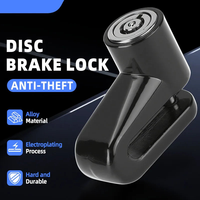 Motorcycle Lock Security Anti Theft Bicycle Motorbike Motorcycle Disc Brake Lock Theft Protection for Scooter Safety Bike Lock