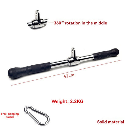 High-position pull-down handle Big flying bird fitness equipment training seating position rowing tension rod