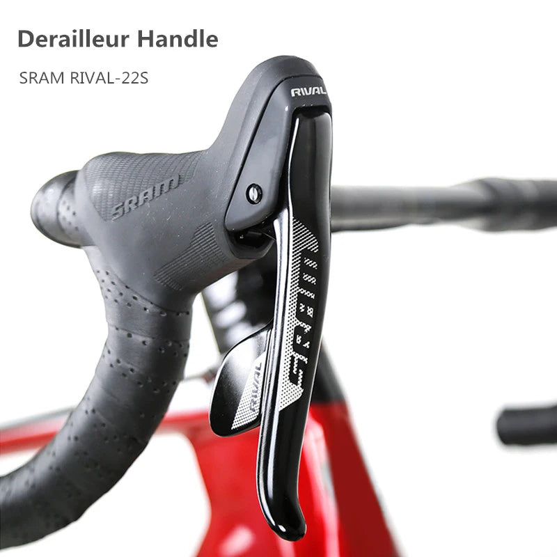 YTYIN Super Light Cycle Cycling Bike  700c Full Carbon Frame Cycle Bicycle Road Gravel Bike Bicycle Road with Carbon Frame for M