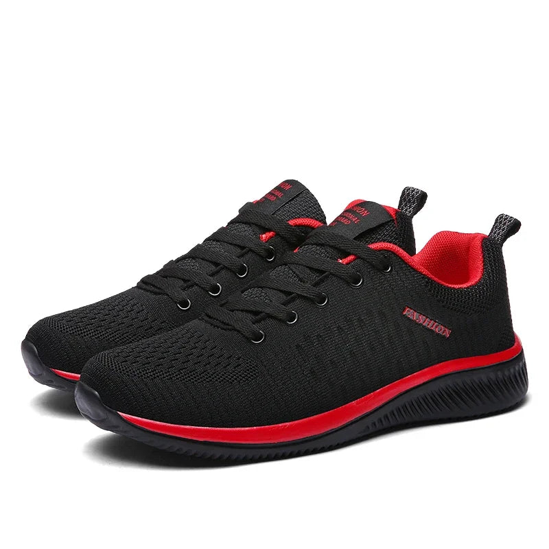 Men Running Walking Knit Shoe Casual Sneakers Breathable Sports Running Athletic Gym Lightweight Outdoor Women Shoes Size38-47