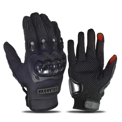 New Men Bicycle Motorcycle Gloves Hard Knuckle Touch Screen Motorbike Motocross Moto Biker Gloves Motorcycle Accessories