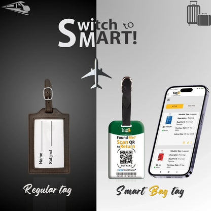 Smart Bag Security Tag -  Hungary Flag [Pack 2]