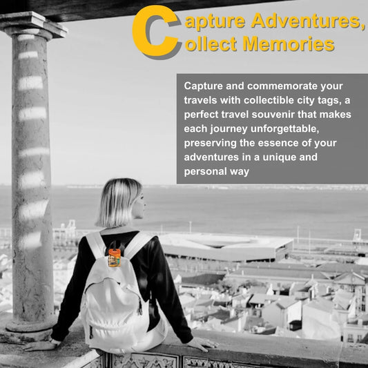 Smart Bag Security Tag - Lisbon [Pack 2]