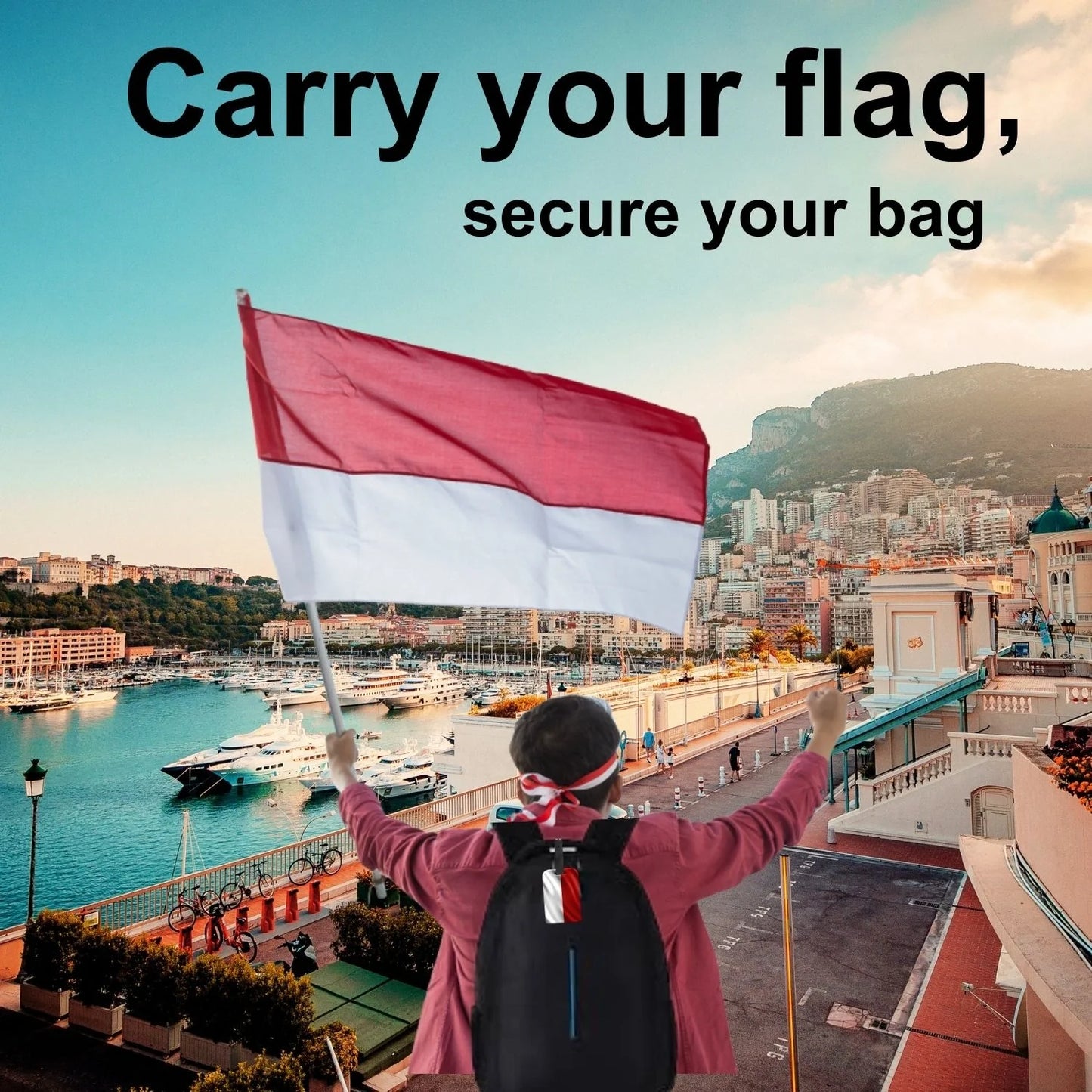 Smart Bag Security Tag - Monaco [Pack 2]