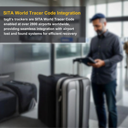 Smart Bag Security Tag - Monaco [Pack 2]